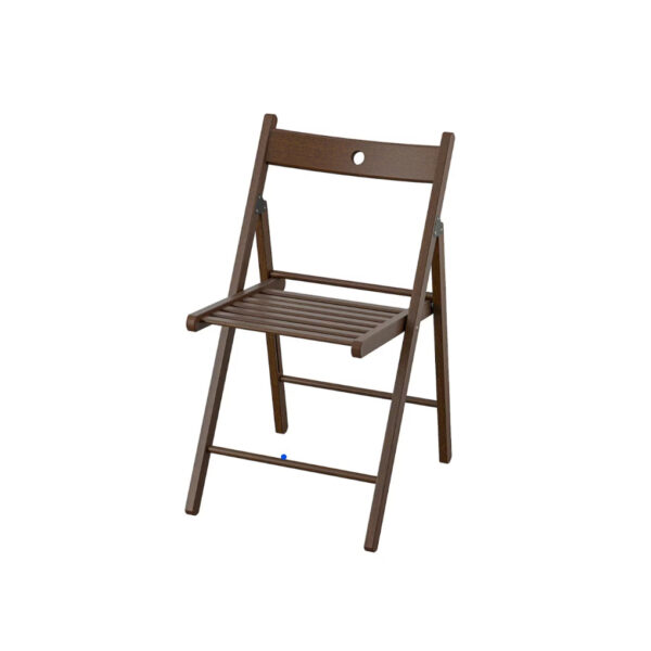 Oxford hire dark wooden folding chair